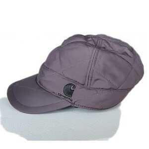 Carhartt Womens Quilted Catlin Hat 101718 Dark Purple OSFA Newsboy Cap Utility